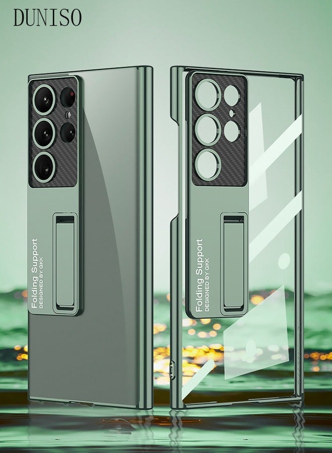 DUNISO Samsung Galaxy S24 Ultra Case, S24 Ultra Slim Stand Case, Galaxy S24 Ultra Case Supports Wireless Charging [Adjustable Stand, Anti-Drop, Anti-Fingerprint, All-Around Protection] - Image 3