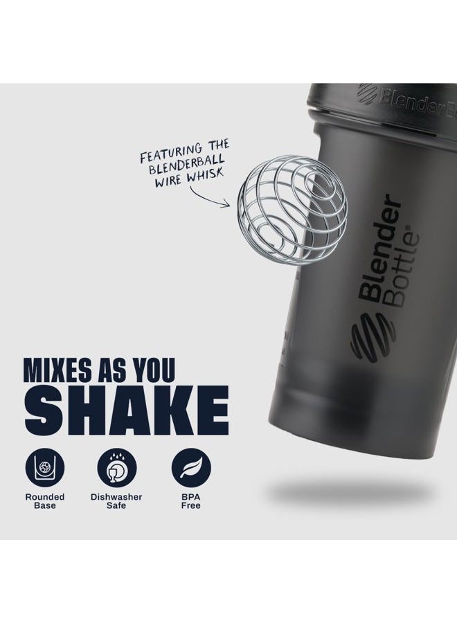 BlenderBottle Blender Bottle Classic V2 Shaker Perfect for Protein Shakes and Pre Workout, 32-Ounce, Black - Image 3