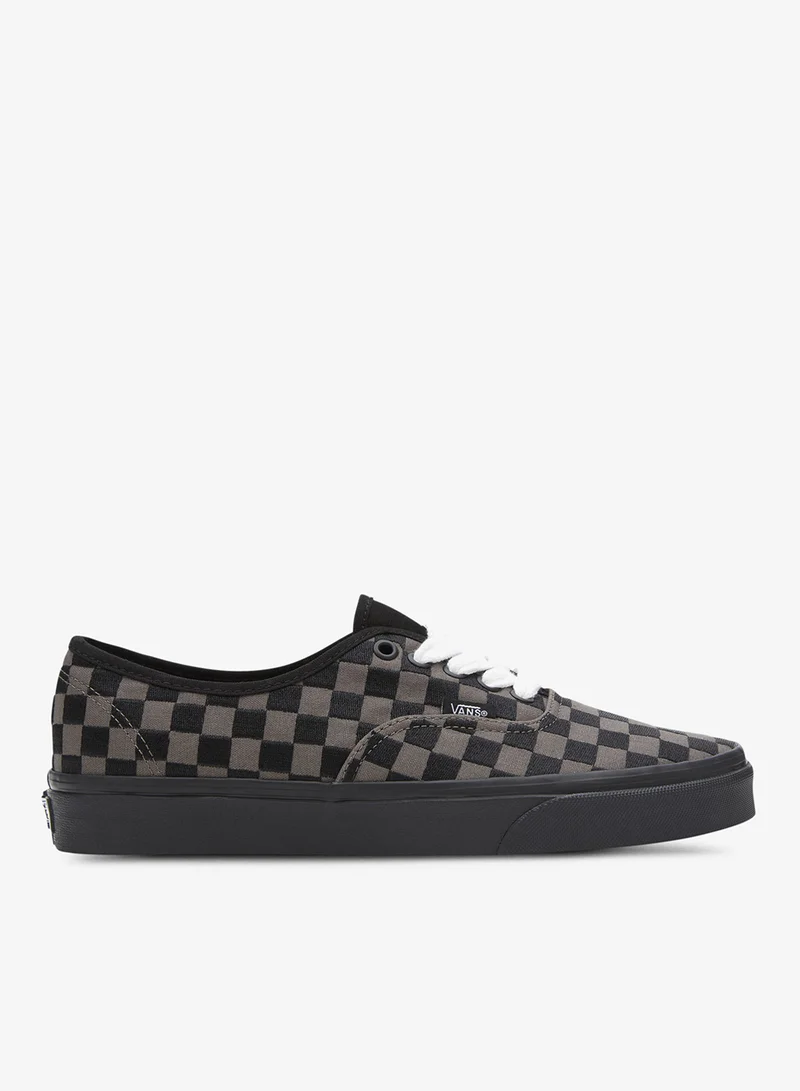 VANS Authentic Embroidered Checkerboard Unisex Shoes