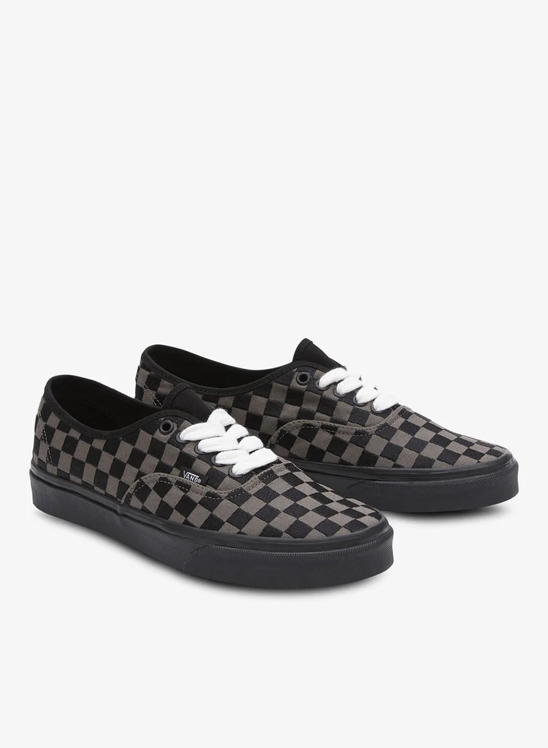 VANS Authentic Embroidered Checkerboard Unisex Shoes