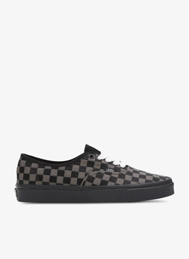VANS Authentic Embroidered Checkerboard Unisex Shoes