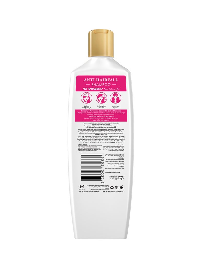 Parachute Advansed Anti Hairfall Shampoo With Onion And Coconut - Image 2