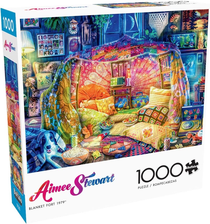 Buffalo Games Aimee Stewart Blanket Fort 19791000 Piece Jigsaw Puzzle for Adults Challenging Puzzle Perfect for Game Nights Finished Size is 2675 x 1975