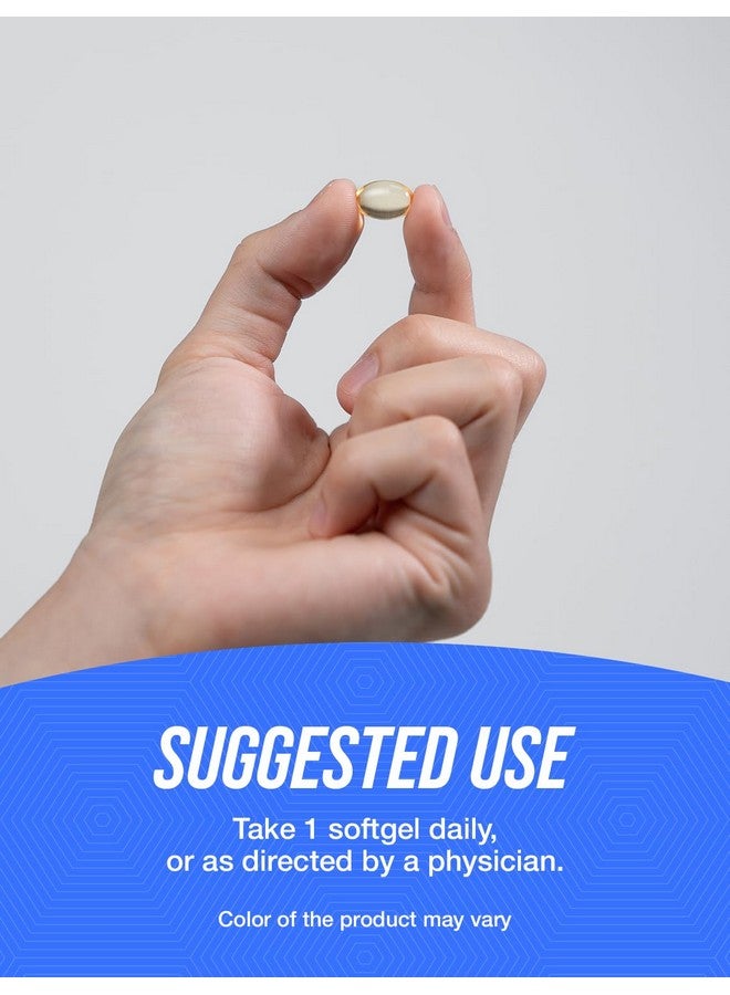 BulkSupplements.com Vitamin D3 5000IU Softgels - Cholecalciferol, D3 Supplement, Vitamin D 5000 IU - 1 Vitamin D3 Softgel (125mcg of Vitamin D) per Serving, 500 Count (Pack of 1) - Image 4