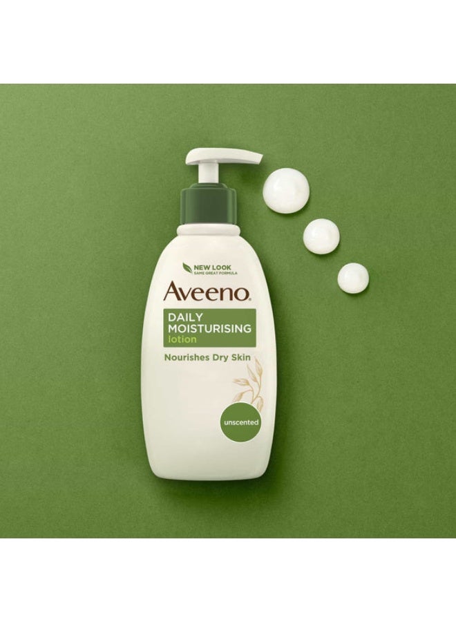 Aveeno Daily Moisturising Body Lotion 300ml | With Soothing Oats, Fragrance-Free, for Normal to Dry & Sensitive Skin - Image 5
