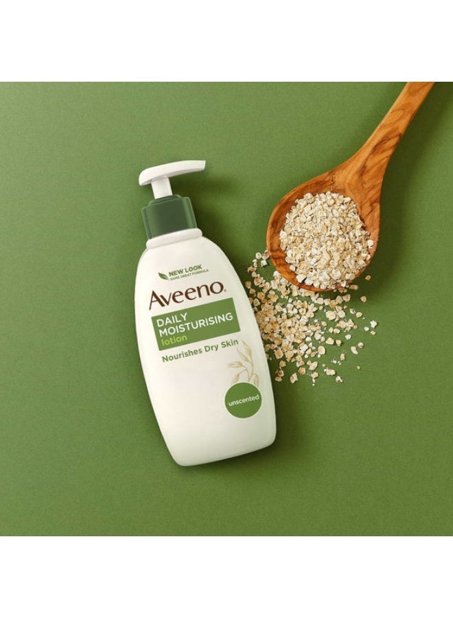 Aveeno Daily Moisturising Body Lotion 300ml | With Soothing Oats, Fragrance-Free, for Normal to Dry & Sensitive Skin - Image 2