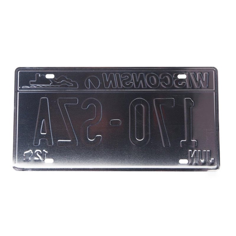 Eazywagon Wisconsin 170 SZA Multipurpose Metal Signs - License Wall Plate, Decorative Car Tag - Ideal for Cafe, Restaurant, Shop, Home, Hotel, Club, Office, Living Area - Image 3