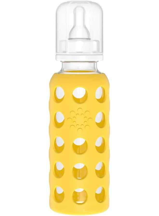 Lifefactory Glass Baby Bottle Mango 265 ml - Image 1