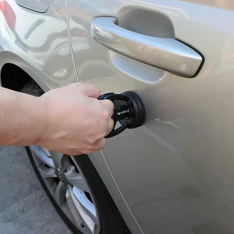 Black Mini Car Dent Puller Suction Cup for Quick Auto Body Repair - Image 1