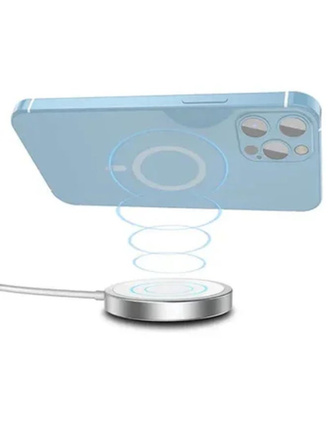 SHOPI Replacement Wireless Magnetic Charger For Apple iPhone 12/12 Mini/12 Pro/11 White - Image 2