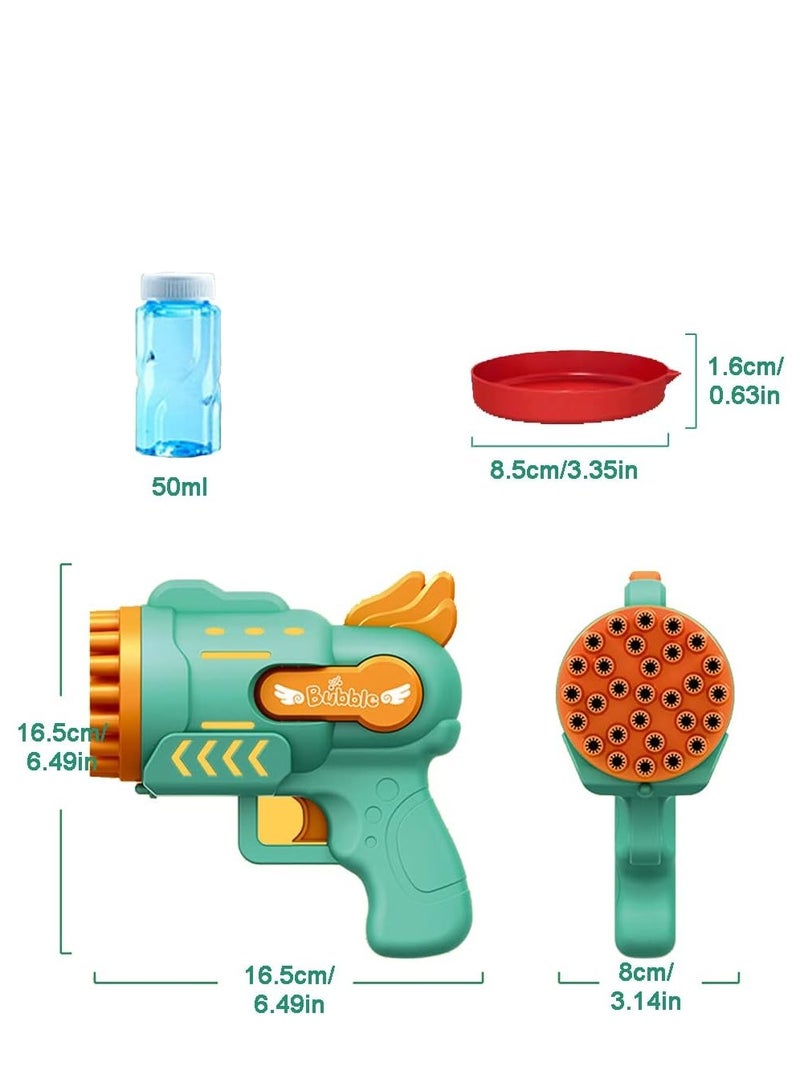 MAGIC VAULT 29 Holes Bubble Machine Gun with Colorful Lights, Rocket Boom Bubble Makers for Kids Adults, Cool Outdoor Birthday Wedding Party Gift Camping Summer Toy - Image 3