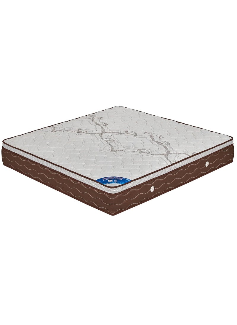 BACK CARE - Orchid Plus Luxury Mattress - Advanced Design for Ideal Support of Heavy Weights Over 120 kg, Featuring Multi-layered Reinforced Bonnell Springs, High-Density Foam, Hotel-Grade Comfort with Antibacterial Treatment, and Innovative Ventilation Openings for Long-lasting Comfort and Sustainability 200x180x30 Cm - Image 1