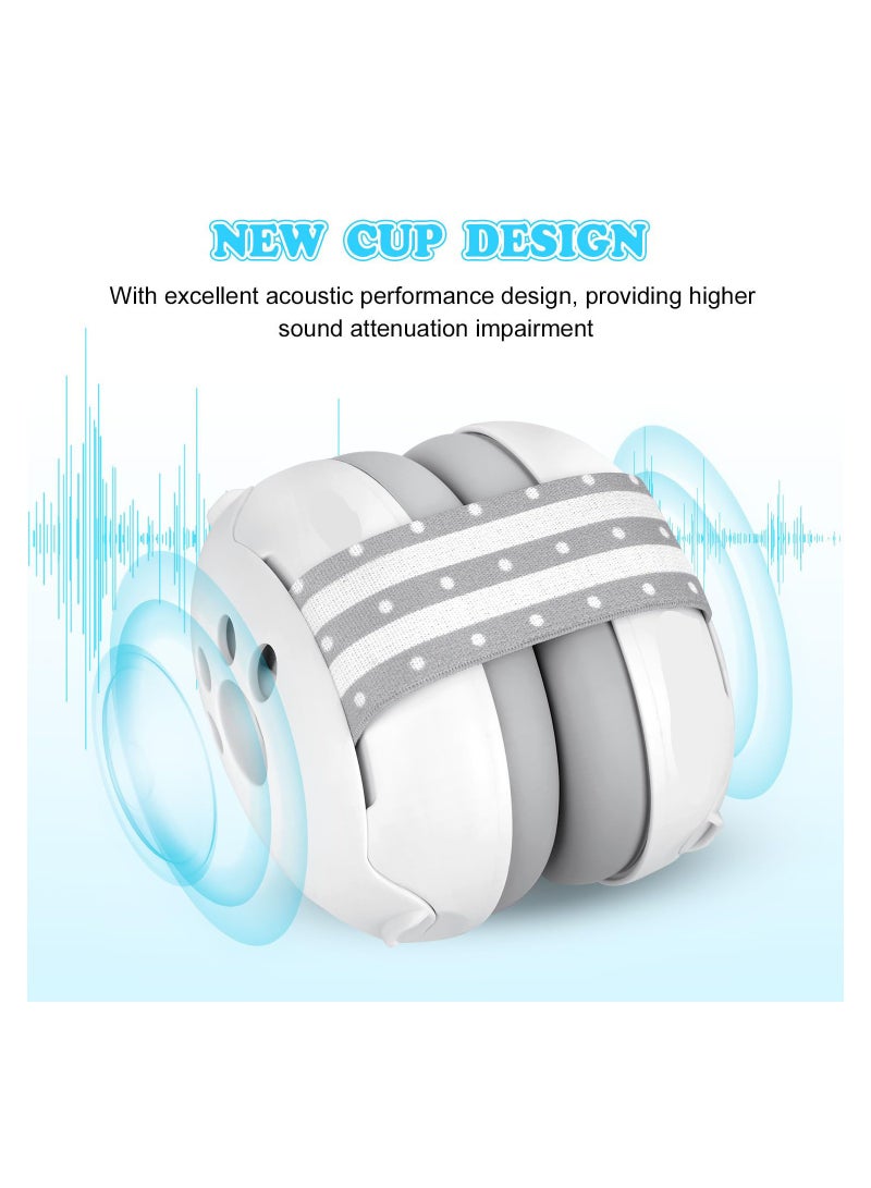 Noise Cancelling Headphones for Babies and Toddlers (Up to 36 Months) - Ear Protection for Sleep, Travel, Concerts, and Events. Perfect Hearing Safety for Infants!  - Image 2