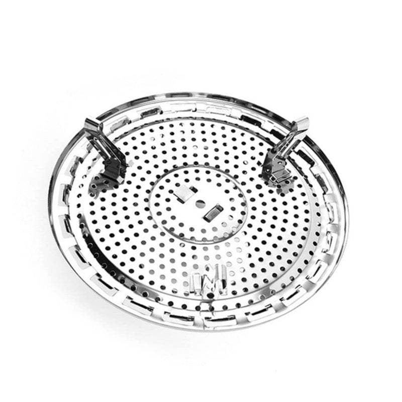 SHOPHOUSSES STREET SHOPHOUSSES STREET Stainless Steel Veggie Steamer Basket Food Steamer Expandable Vegetable Steamer Insert for Cooking Fits Various Size Pots Pans Steam Basket with Removable Center Post - Image 2