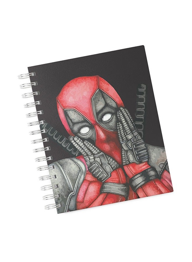 LIT Deadpool Printed Hardcover Spiral Notebook - Image 2