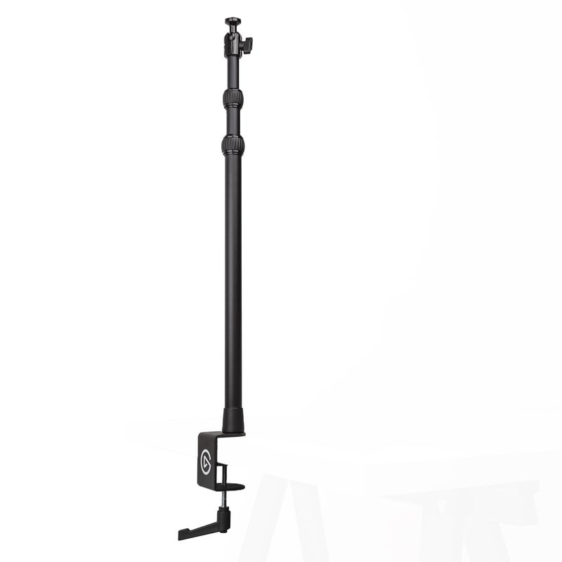 Elgato Master Mount L Premium Desk Clamp with Pole extendable up to 125cm49in and 14 inch Thread to Mount Lights Cameras and Microphones perfect for Streaming Videoconferencing and Studios
