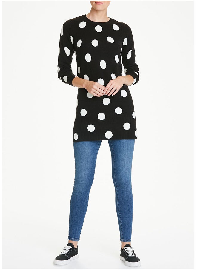 Matalan - Super Soft Polka Dot Tunic Jumper - Image 1