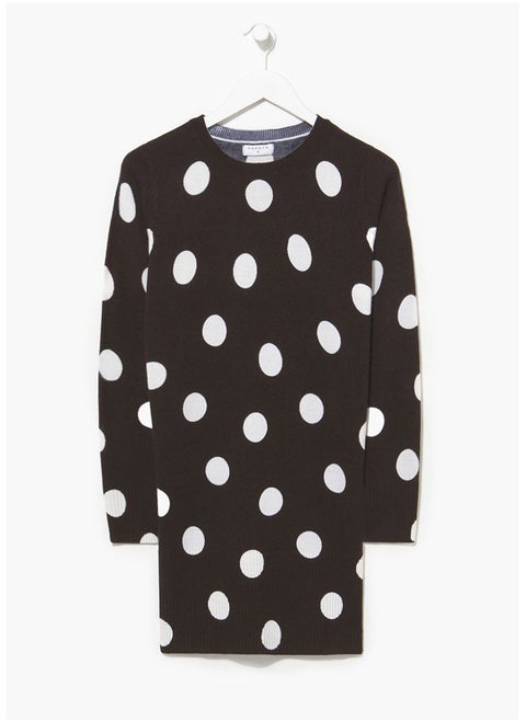 Super Soft Polka Dot Tunic Jumper