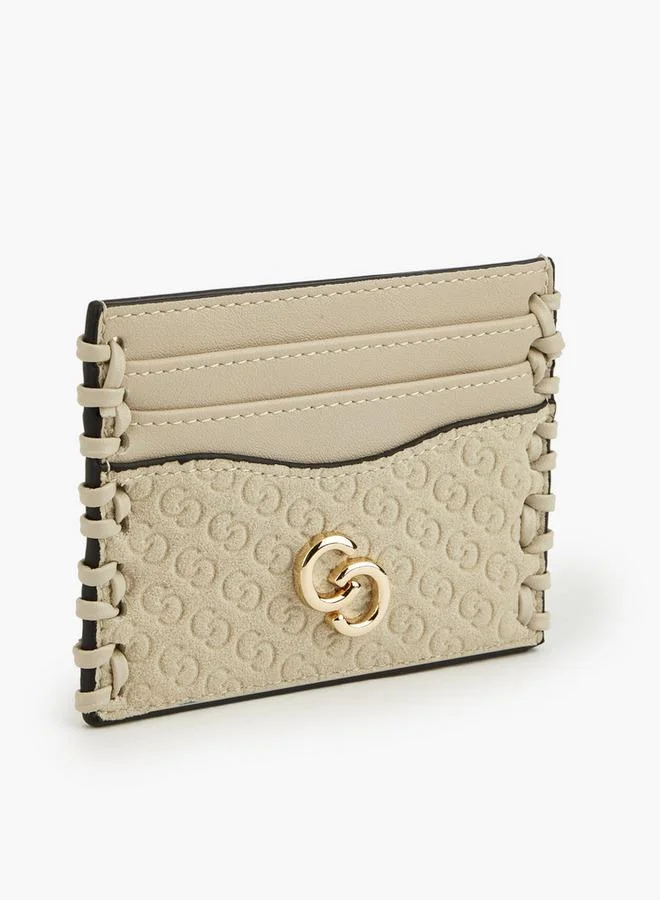 سيليست Monogram Embossed Card Holder