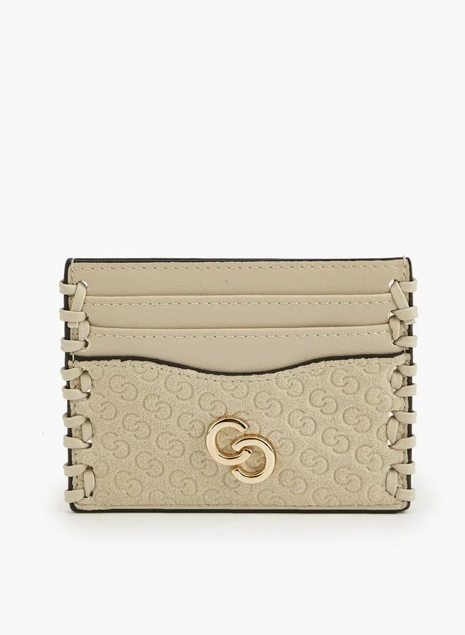 Monogram Embossed Card Holder