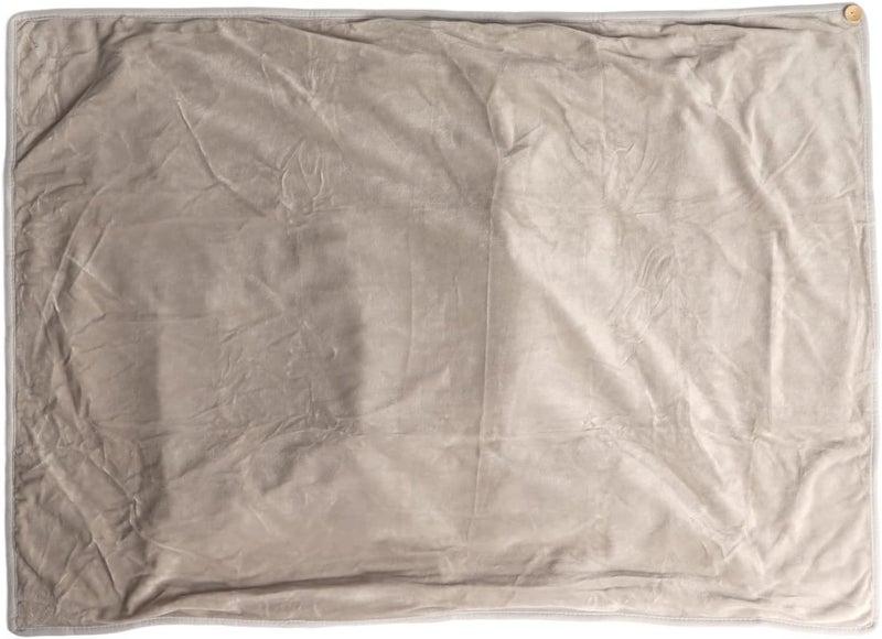 OUKA Heated Blanket, Flannel Material Soft Comfortable Warm Electric Throw Blanket for Home Relaxing Sleeping (Grey) - Image 5