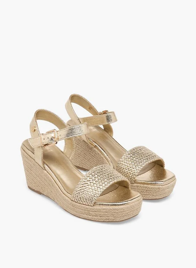 إكستي Women Wedge Heel Espandrille Sandals