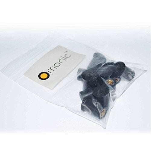 Omonic Rubber Well Nuts with M6 Brass Insert 6mm Metric Wellnuts Motorcycle Windscreen - Image 5