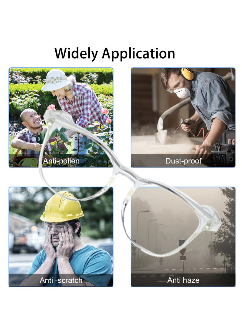 Stylish Anti-Fog Safety Glasses for Men and Women - Comfortable Goggles with Side Shields for Nurses and Adults, Providing Reliable Eye Protection. - Image 4