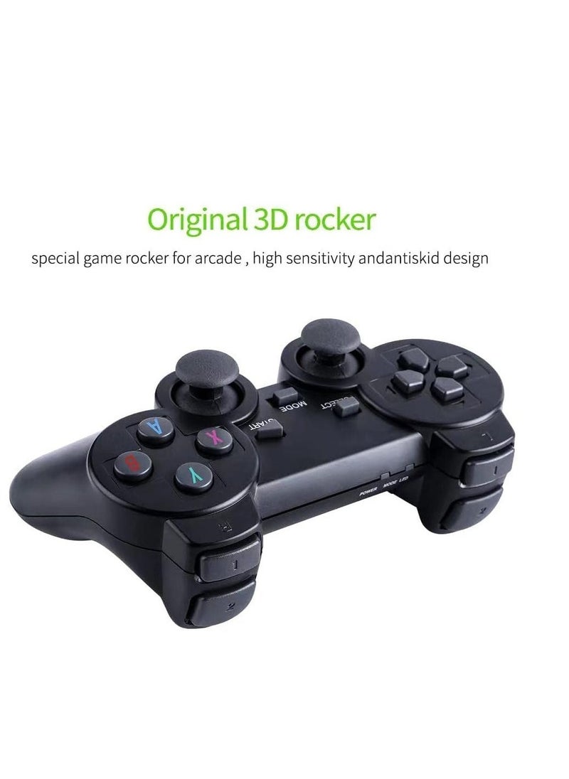 JAJEEK Wireless Game Console 2.4G HD Arcade PS1 Home TV Mini Game Console U Bao Retro Game Console Wireless Gamepad Controller 64G (new package) - Image 4