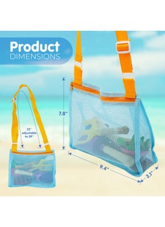 2X Shark Tooth Sifter For Beach With 2X Small Mesh Beach Bag For Shell Collecting, Metal Sand Scoop For Picking Up Shells - Beach Toys For Kids (2 Sets) - pzsku/ZC0748ABBA5D799E97E14Z/45/_/1734347875/6cb4d7e2-4462-4652-9ce1-8b598bcffe89