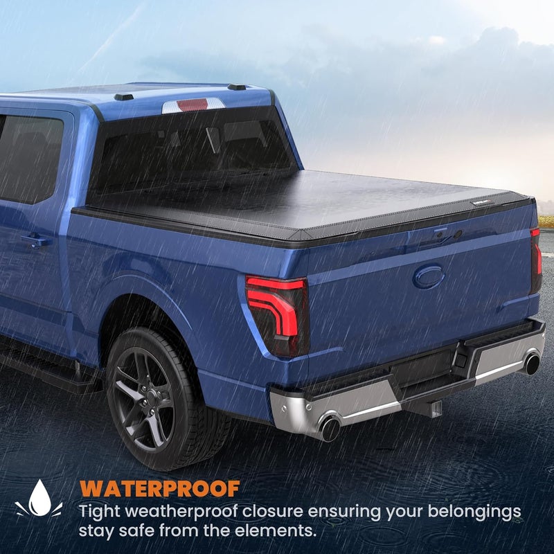 KUIPERAUTO غطاء سرير شاحنة قابل للطي ثلاثي الطيات من كويبراوتو - Image 5
