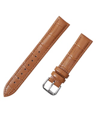 Light brown [silver pin buckle] 20mm