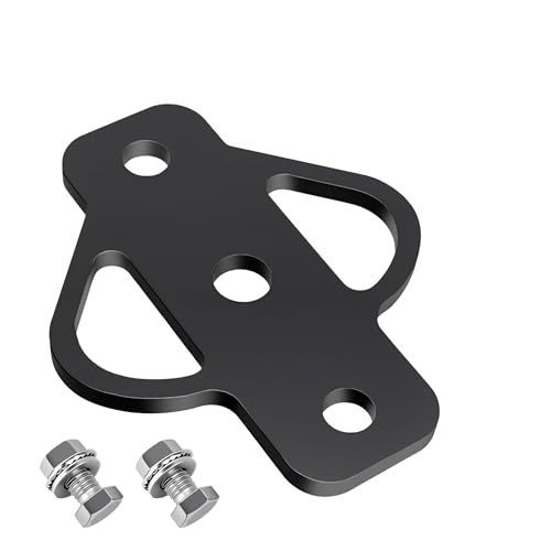 VONLX Three Way Trailer Hitch Adapter with Bolt Receiver Hitch for Lawn Mower 3Way ATV Hitch Attachments for Golf Cart Garden Tractor Flat Towing Tow Ball Mount Lawn Mower Chain and Tow Strap - Image 1