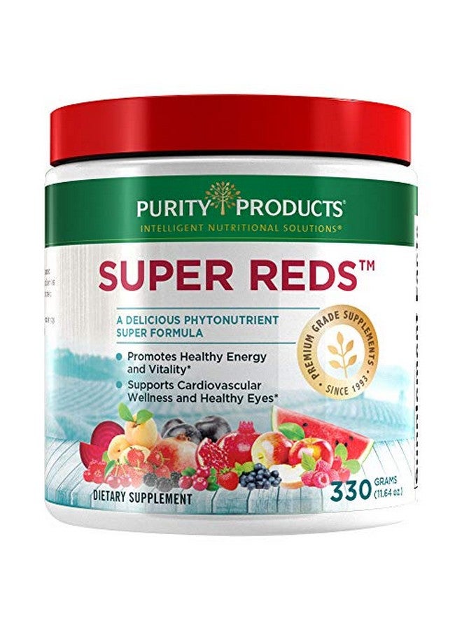 Purity Products Super Reds Powder Phytonutrient Superfood Drink Mix W/Floraglo Lutein Phytonutrient Blend Containing Polyphenols Antioxidants & More 330 Grams 30 Day Supply - Image 1