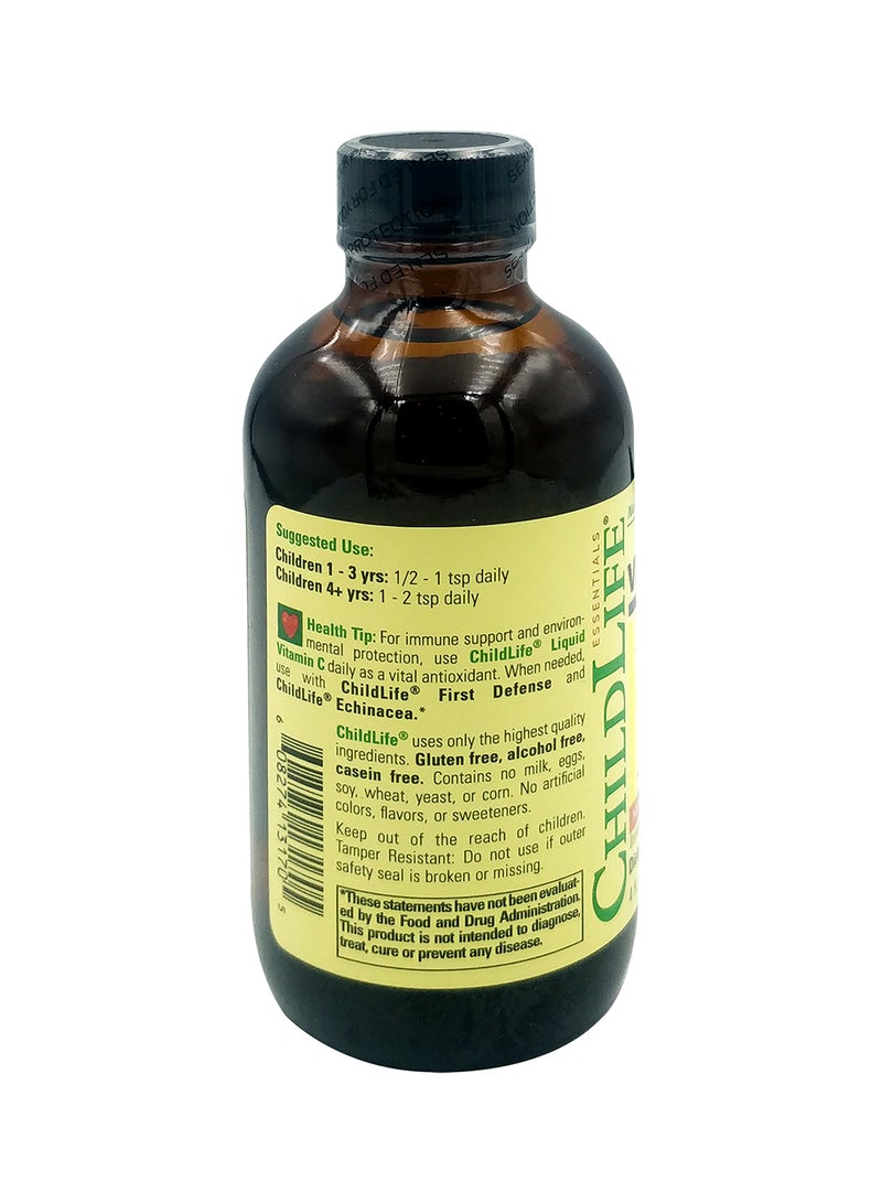 Childlife Essentials Liquid Vitamin C, Immune System Support Nutrtion for Kids - Natural Orange Flavour. 4 fl oz. (118ml) - Image 3