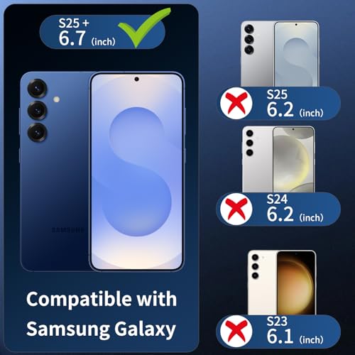 Dengduoduo 3 Pack Camera Lens Protector for Samsung Galaxy S25 Plus, Tempered Glass Camera Protector Lens Cover, Ultra HD, 9H Hardness, Anti-Scratch, Case Friendly, Easy to Install [No Affect on Night Shots] - Image 2