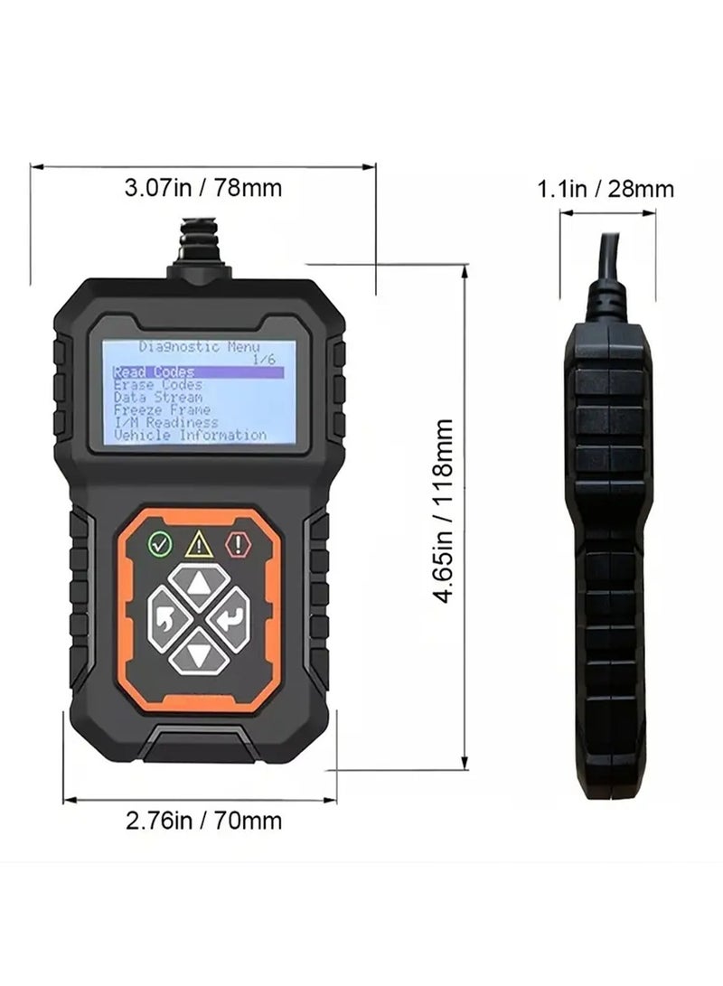 Loquat Automotive fault diagnosis instrument - a professional car code reader used for diagnosing OBDII car inspection engine lights - Image 2