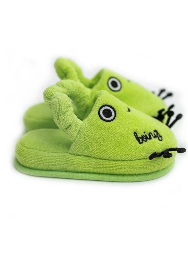 Milk & Moo Cacha Frog Toddler Slippers  - Image 3