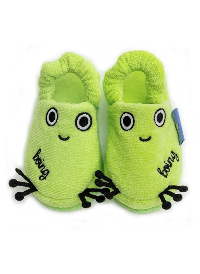 Milk & Moo Cacha Frog Toddler Slippers  - Image 1