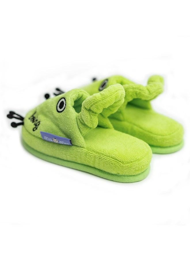 Milk & Moo Cacha Frog Toddler Slippers  - Image 2