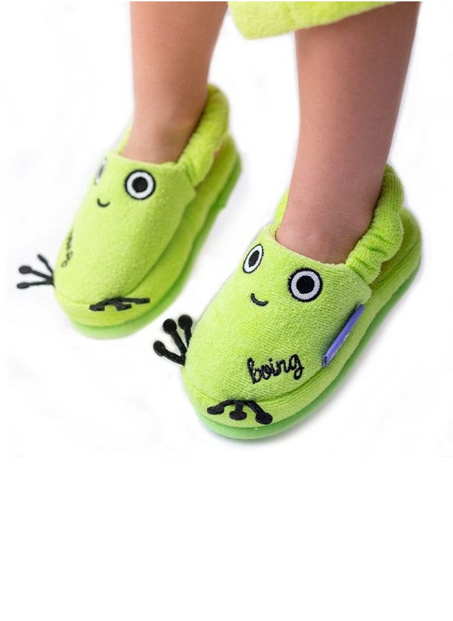 Milk & Moo Cacha Frog Toddler Slippers  - Image 5