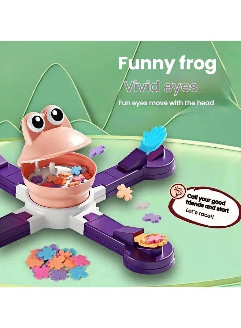 general Electric Frog Adventure Fun Feeding Eating Insects Eating Beans Multiplayer Interactive Toys Party Games - Image 1