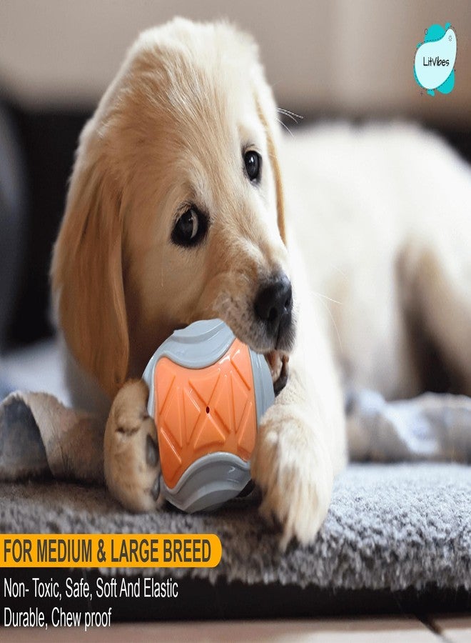 LitVibes Squeaky Fetch & Play Toy Chew Safe Durable for Small Puppy Medium Large Dog Interactive Training & Brain Development Non Toxic Toys Reduces Boredom Perfect for Your Pets- (Random Color) - Image 2