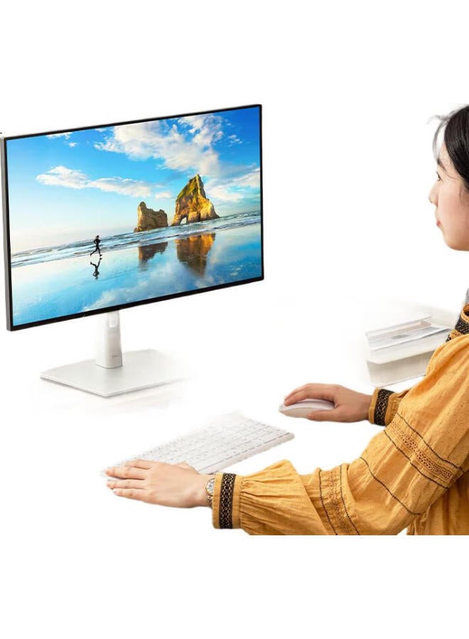 Deli Office Desk Organizer Storage Rack, Wooden Computer Riser Stand, Monitor Riser Base, Screen Support, Laptop Stand, Natural Wood Color, Pk103 - Image 2