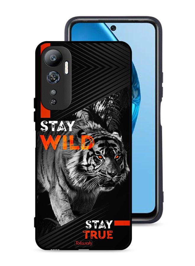 Tolwak Infinix Hot 20 4G Protective Case Cover Stay Wild Stay True  - Image 1
