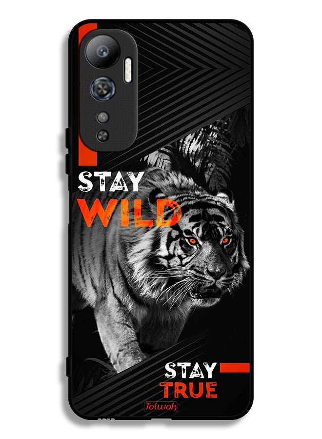 Tolwak Infinix Hot 20 4G Protective Case Cover Stay Wild Stay True  - Image 2