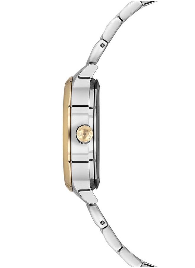 U.S. Polo Assn. U.S. Polo Assn. Crossing 32mm Chronograph Ladies' Watch with Green Dial & Two-Tone Stainless Steel Bracelet - USPA2069-02, Timeless Elegance  - Image 2