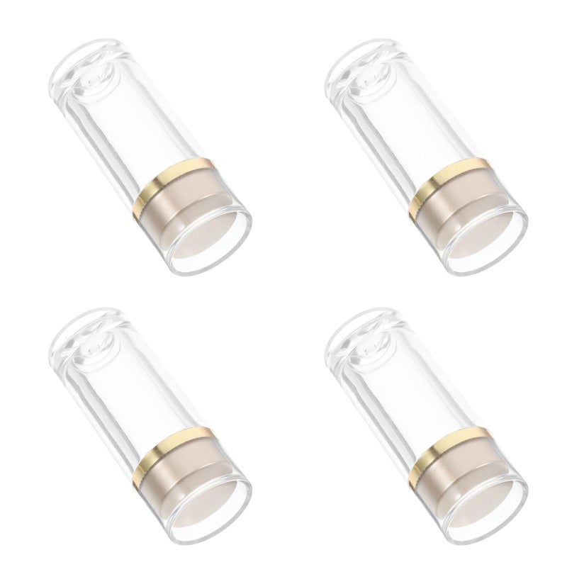 4pcs 10ml Plastic Reagent Bottles with Dual Layer Lids for Travel Medicine Skin Care and Lab - Image 2