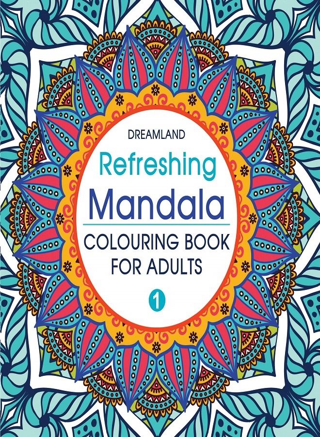 Refreshing Mandala  Colouring Book for Adults Part 1