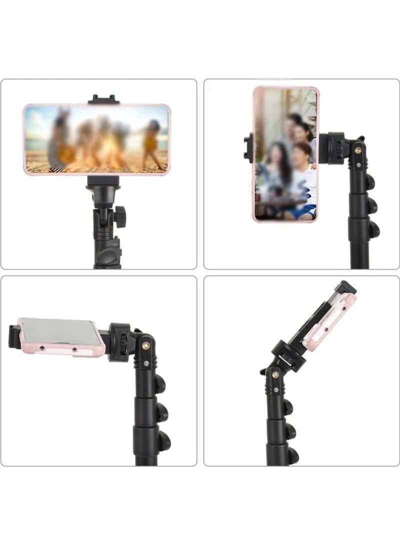 67-inch 1.7-Meter Phone Tripod Stand u0026 Bluetooth Selfie Stick, Professional Cell Phone Tripod with Wireless Remote and Phone Holder, Compatible with iPhone and Android - Image 2